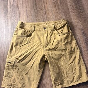 Patagonia Women's Athletic Shorts in Mustard Yellow